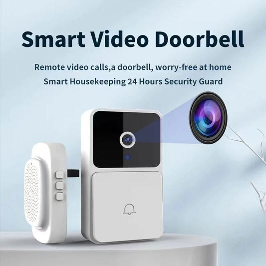 Wireless Video Doorbell Camera with Night Vision & Two-Way Intercom