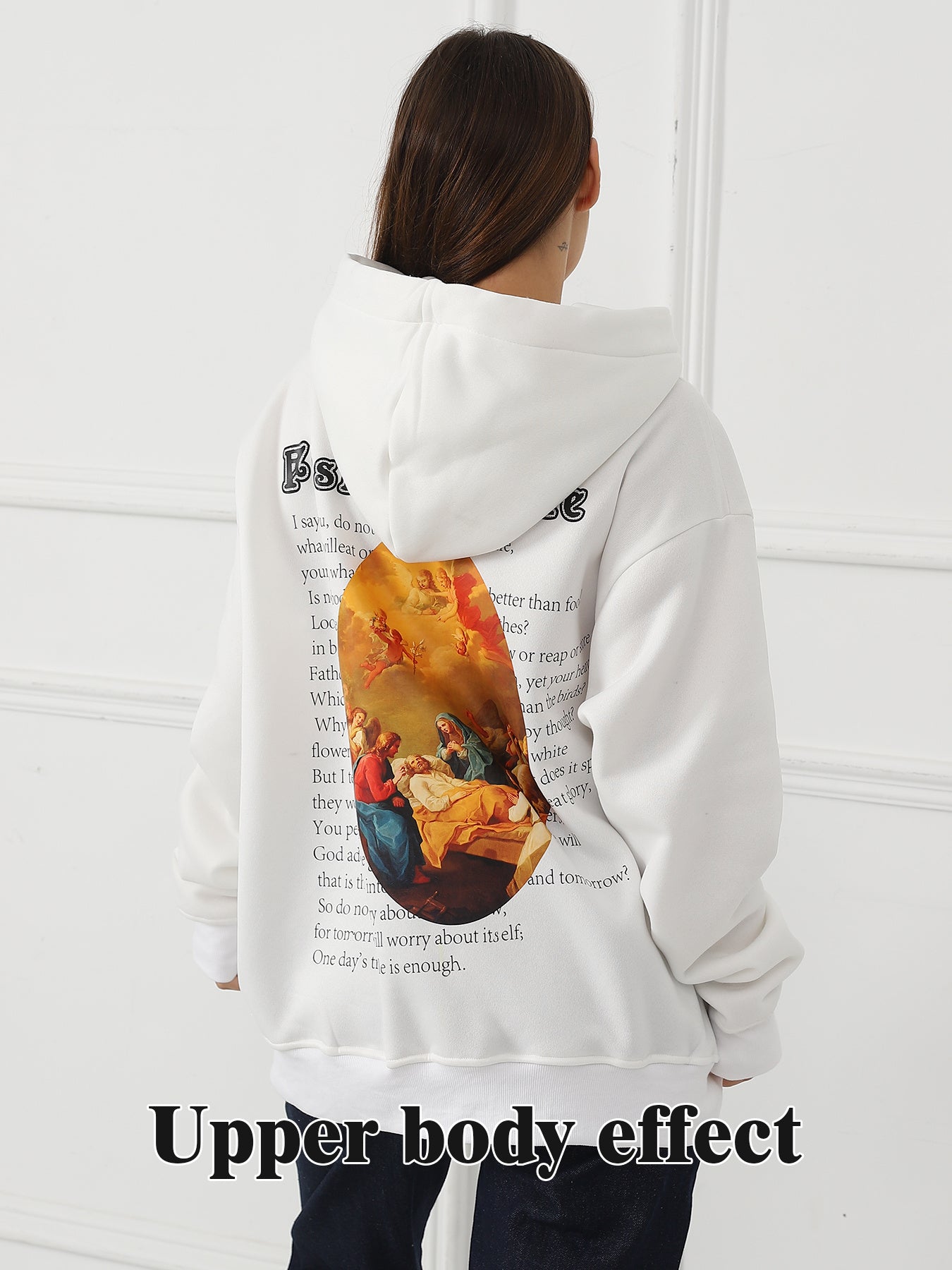 Women's Fashionable Casual Printed Long Sleeved Sweatshirt - AMWLY