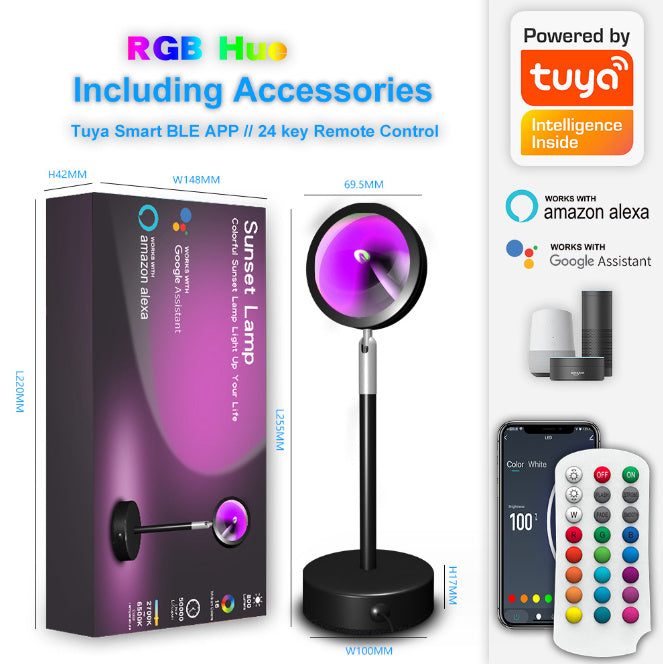 APP Remote Control RGB Floor Atmosphere Lamp