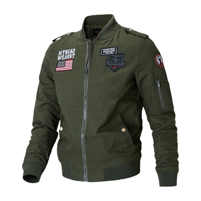 Men's flight jacket baseball uniform - AMWLY