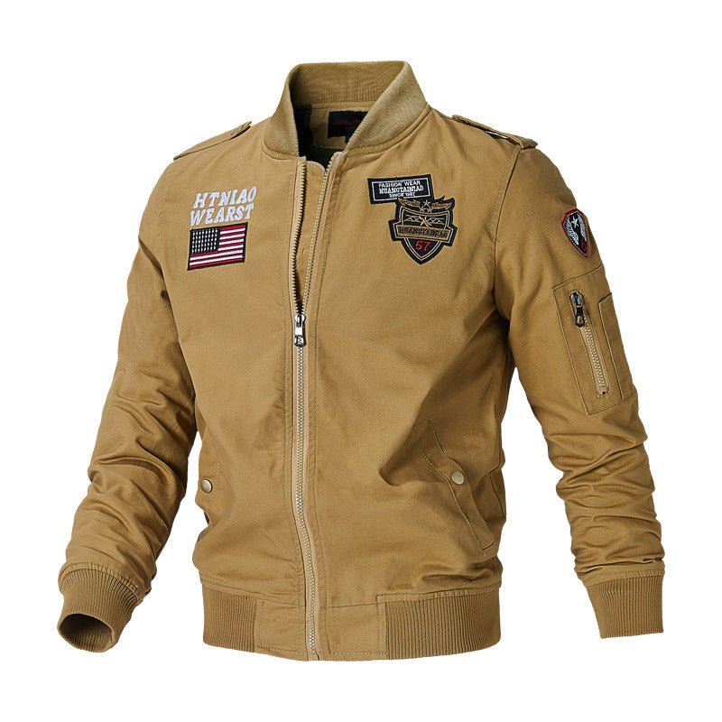 Men's flight jacket baseball uniform - AMWLY