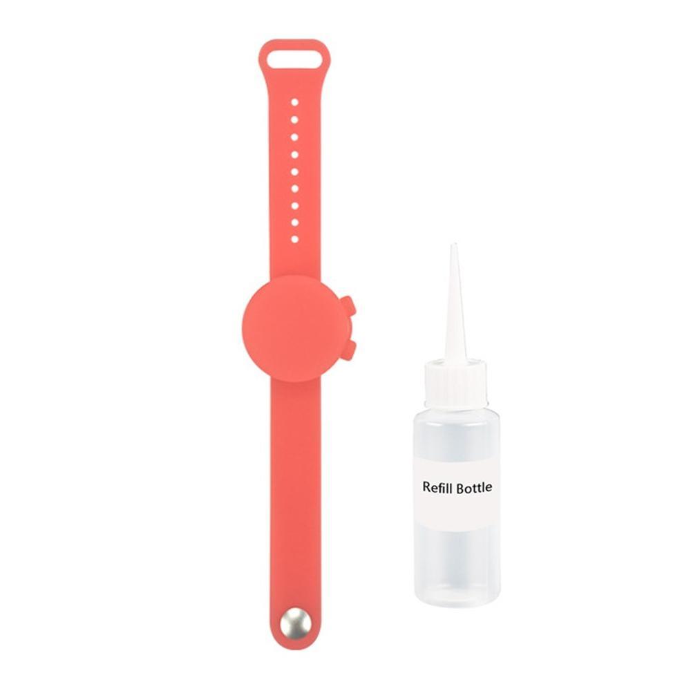 Outdooor Silicone Wristband Hand Sanitizer Disinfectant Bracelet - AMWLY