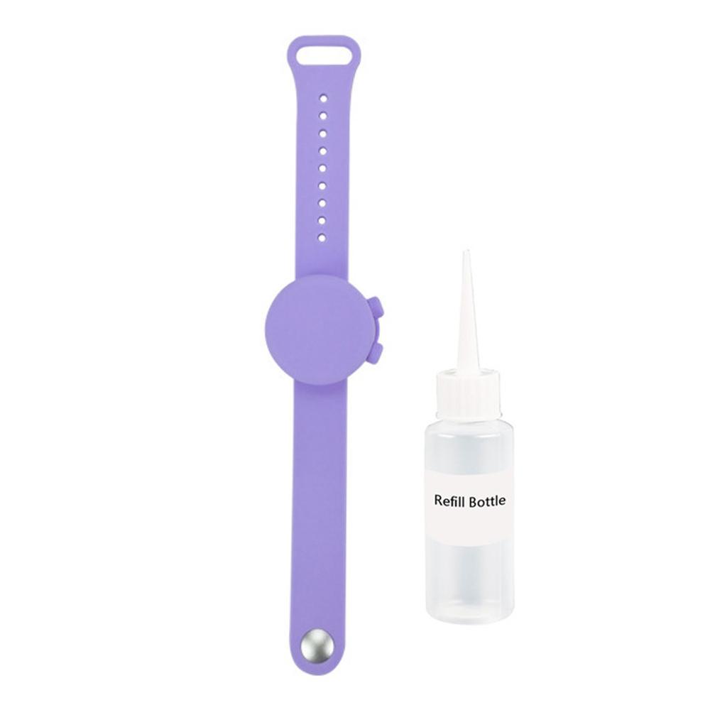 Outdooor Silicone Wristband Hand Sanitizer Disinfectant Bracelet - AMWLY