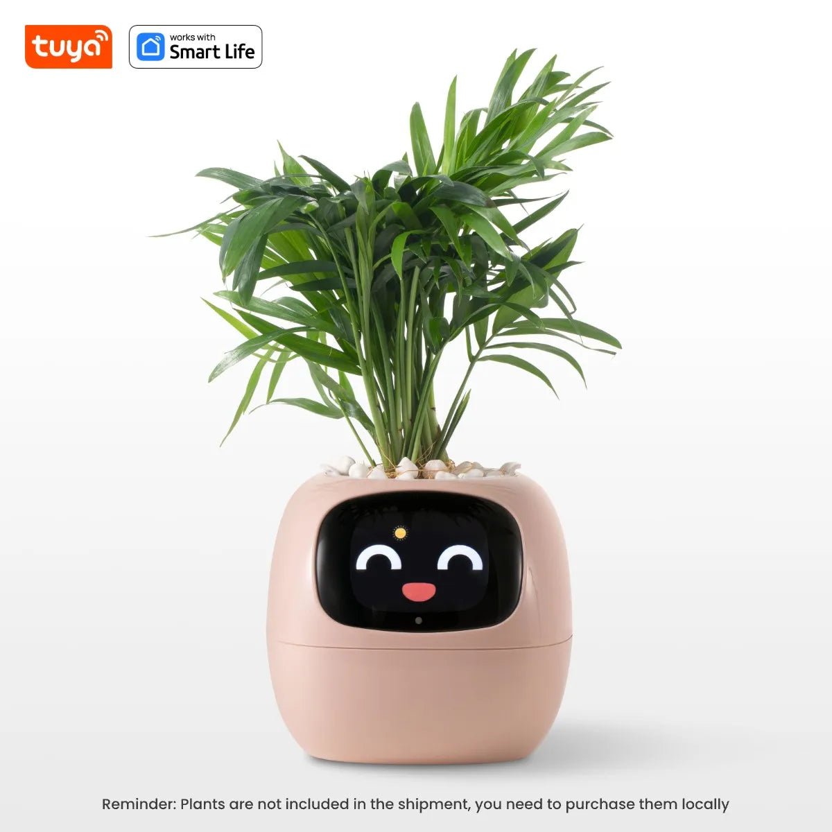 Tuya Ivy Smart Planter,Endless Fun Over 49 Rich Expressions,7 smart sensors,AI Chips Make Raising Plants Easy and Fun - AMWLY