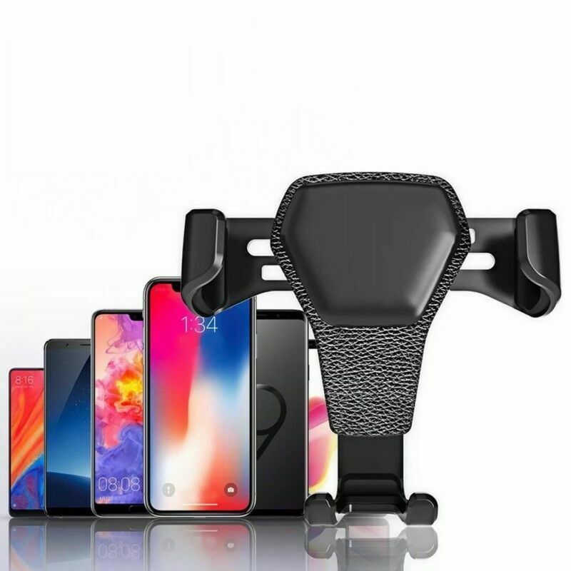 Universal Car Mount Holder Stand Air Vent Cradle For Mobile Cell Phone Gravity Car Mount Air Vent Phone Holder For I Phone X XR XS Max S Amsung S10 Note9 - AMWLY