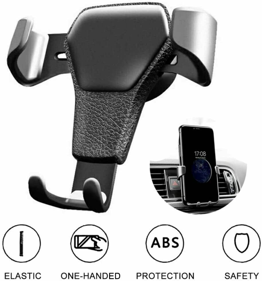 Universal Car Mount Holder Stand Air Vent Cradle For Mobile Cell Phone Gravity Car Mount Air Vent Phone Holder For I Phone X XR XS Max S Amsung S10 Note9 - AMWLY