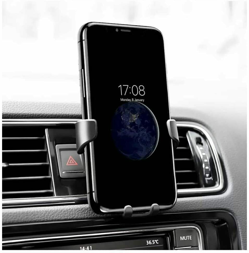 Universal Car Mount Holder Stand Air Vent Cradle For Mobile Cell Phone Gravity Car Mount Air Vent Phone Holder For I Phone X XR XS Max S Amsung S10 Note9 - AMWLY